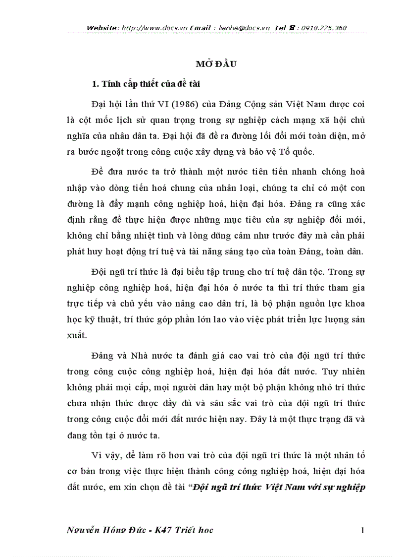 image for page Đội ngũ trí thức Việt Nam với sự nghiệp công nghiệp hoá hiện đại hóa đất nước