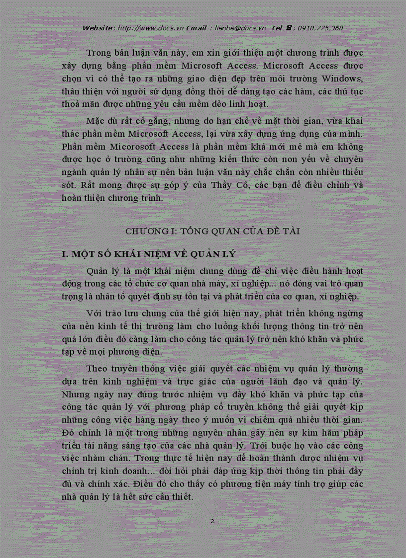image for page Chương trình được xây dựng bằng phần mềm Microsoft Access