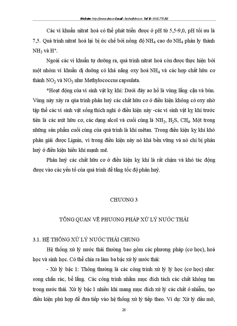 image for page Sử dụng hệ thống hồ sinh học kết hợp với hệ thống lọc qua hào đất để xử lý nước thải có nồng độ chất hữu cơ cao