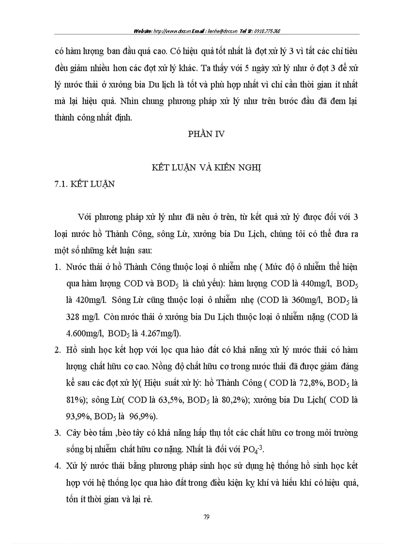 image for page Sử dụng hệ thống hồ sinh học kết hợp với hệ thống lọc qua hào đất để xử lý nước thải có nồng độ chất hữu cơ cao