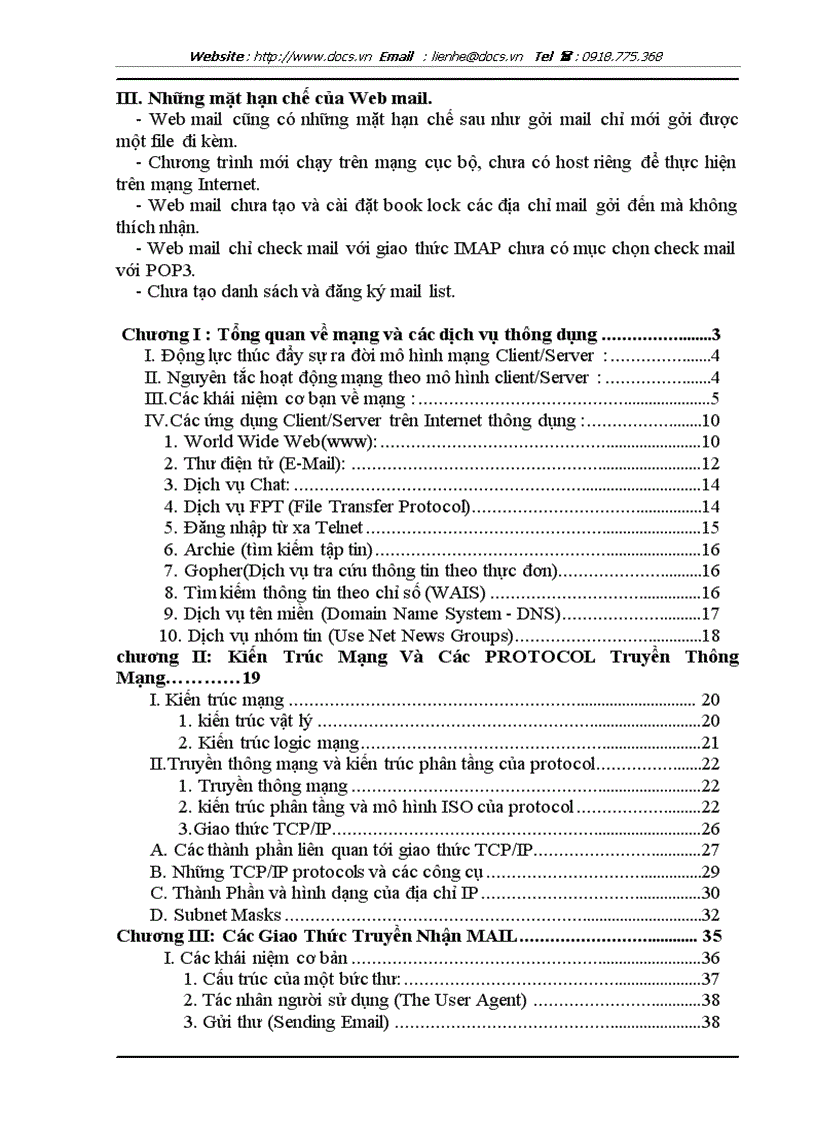 image for page Tổng quan về mạng và các dịch vụ thông dụngtrên internet