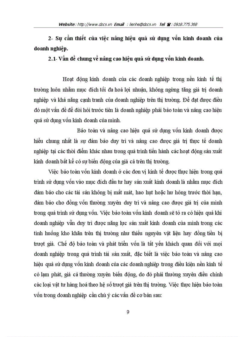 image for page Một số giải pháp nhằm thực hiện tốt công tác bảo toàn và nâng cao hiệu quả sử dụng vốn kinh doanh tại Xí nghiệp in I TTXVN