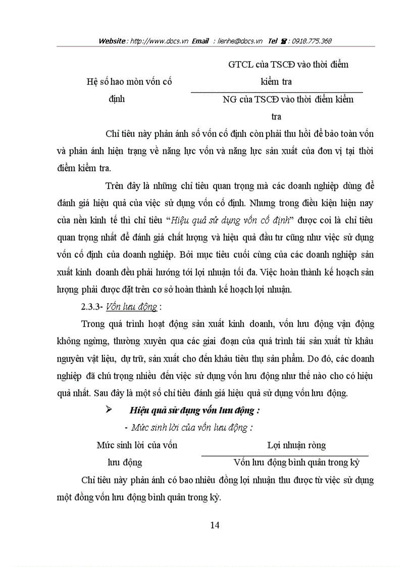 image for page Một số giải pháp nhằm thực hiện tốt công tác bảo toàn và nâng cao hiệu quả sử dụng vốn kinh doanh tại Xí nghiệp in I TTXVN