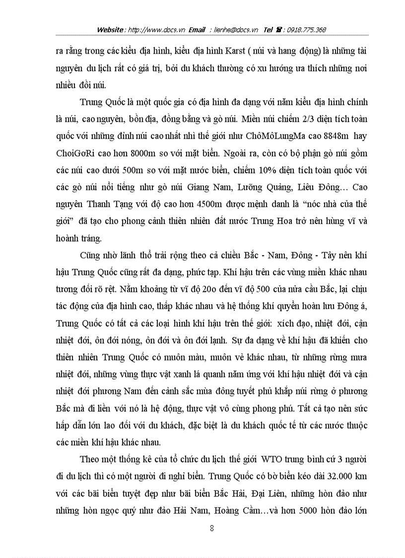 image for page Phát triển du lịch quốc tế đến ở Trung Quốc từ 1978 đến nay và một số kinh nghiệm đối với Việt Nam
