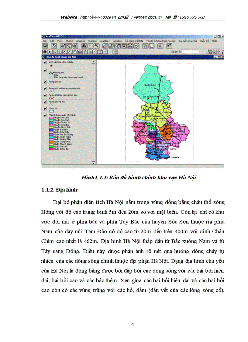 image for page Quản lý tổng hợp sử dụng đất khu vực ven sông Hồng Hà Nội bằng công nghệ GIS