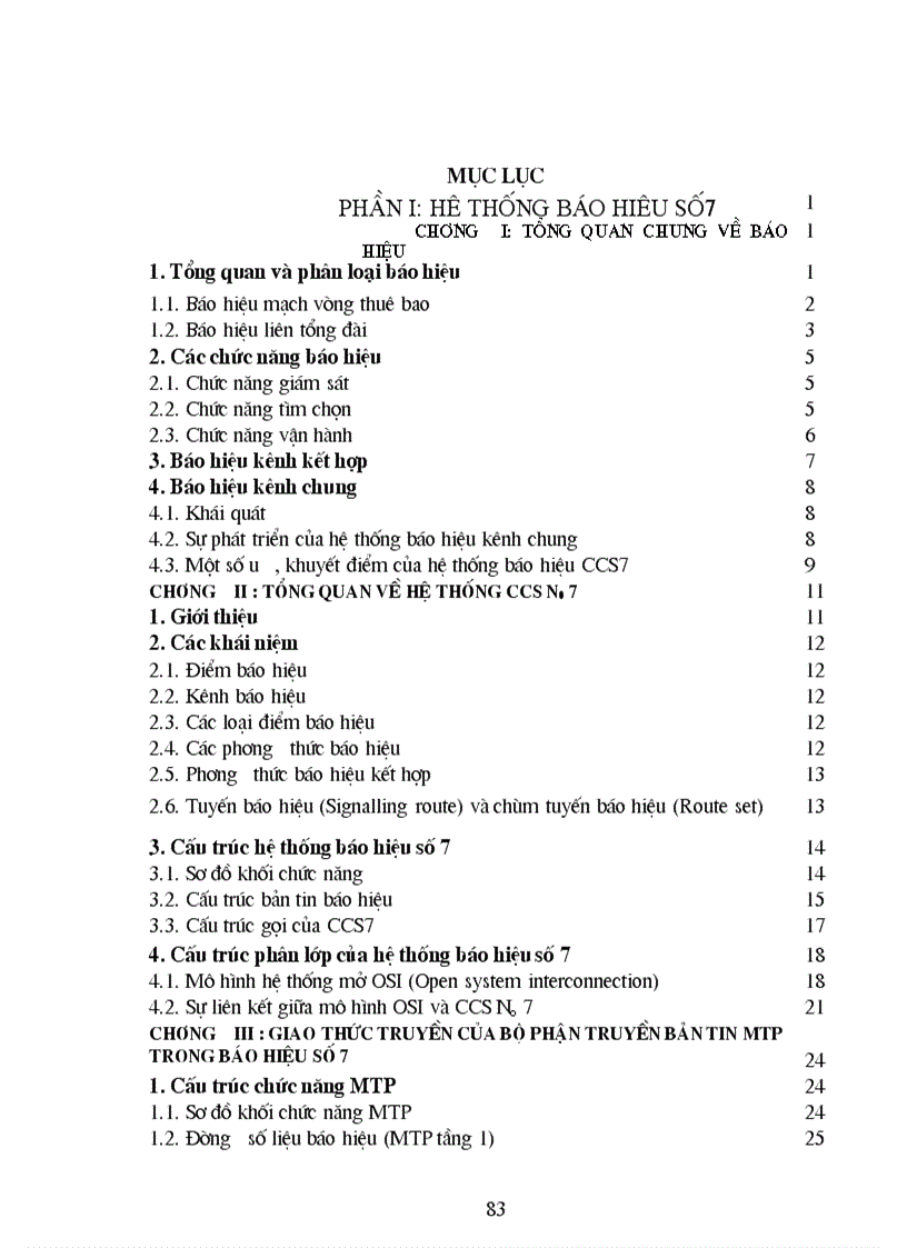 image for page Hệ thống báo hiệu trong tổng đài ALCATEL 1000 E10