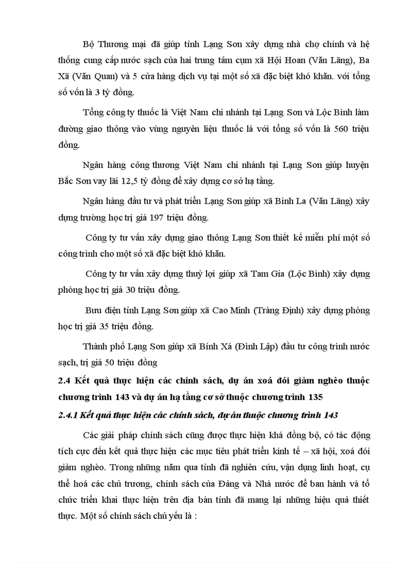 image for page Tác động của việc thực hiện chính sách xóa đói giảm nghèo đối với sự phát triển kinh tế xã hội ở tỉnh lạng sơn