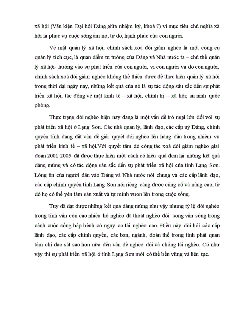 image for page Tác động của việc thực hiện chính sách xóa đói giảm nghèo đối với sự phát triển kinh tế xã hội ở tỉnh lạng sơn