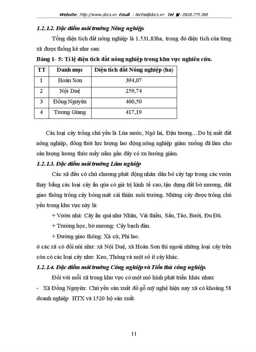 image for page Những vấn đề chủ yếu đánh giá tác động môi trường và một số kiến nghị về bảo vệ môi trường cho khu công nghiệp Tiên Sơn