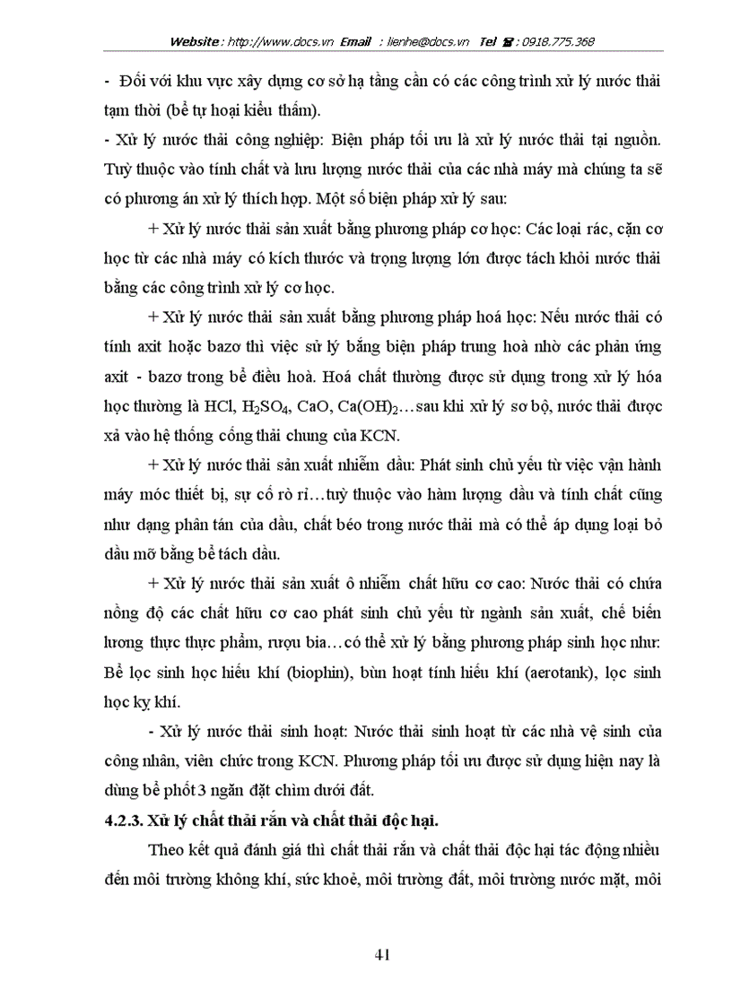 image for page Những vấn đề chủ yếu đánh giá tác động môi trường và một số kiến nghị về bảo vệ môi trường cho khu công nghiệp Tiên Sơn