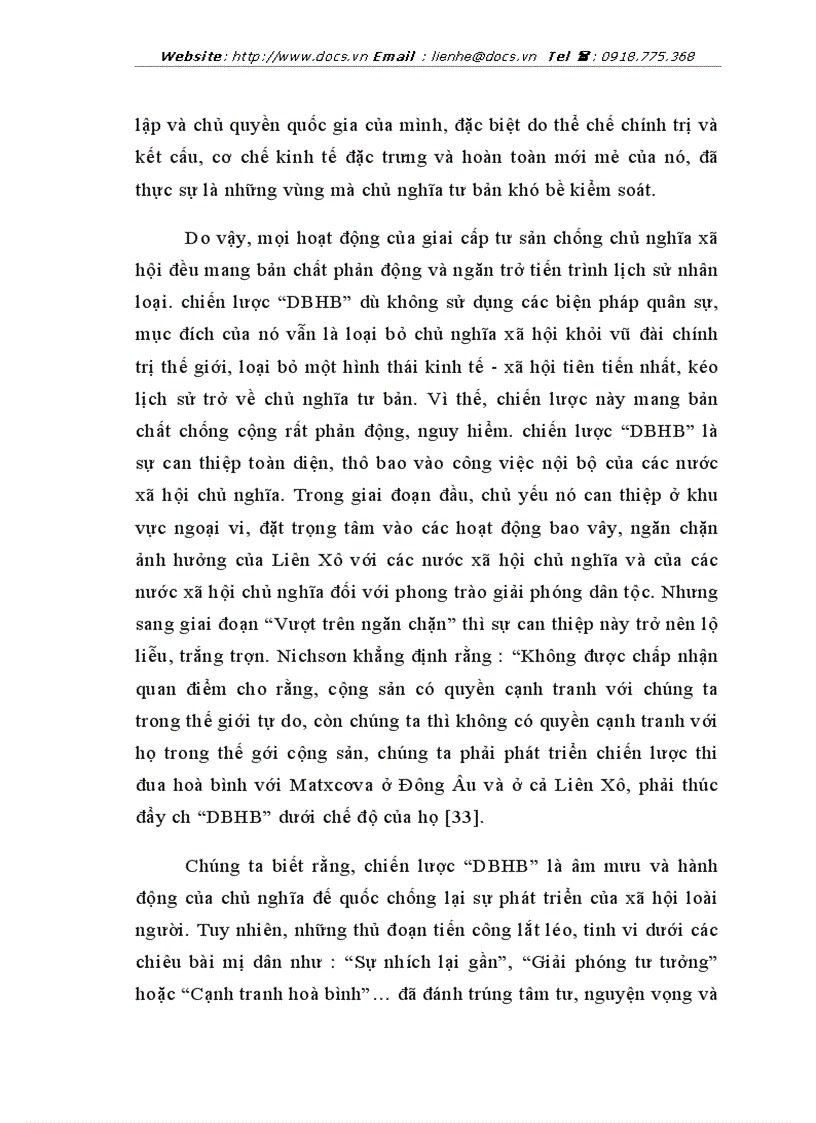 image for page Chống DBHB của chủ nghĩa đế quốc trên mặt trận văn hoá tư tưởng ở Việt Nam