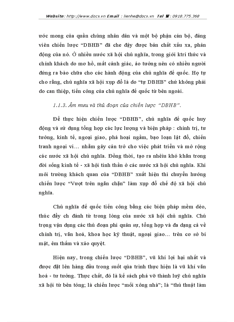 image for page Chống DBHB của chủ nghĩa đế quốc trên mặt trận văn hoá tư tưởng ở Việt Nam