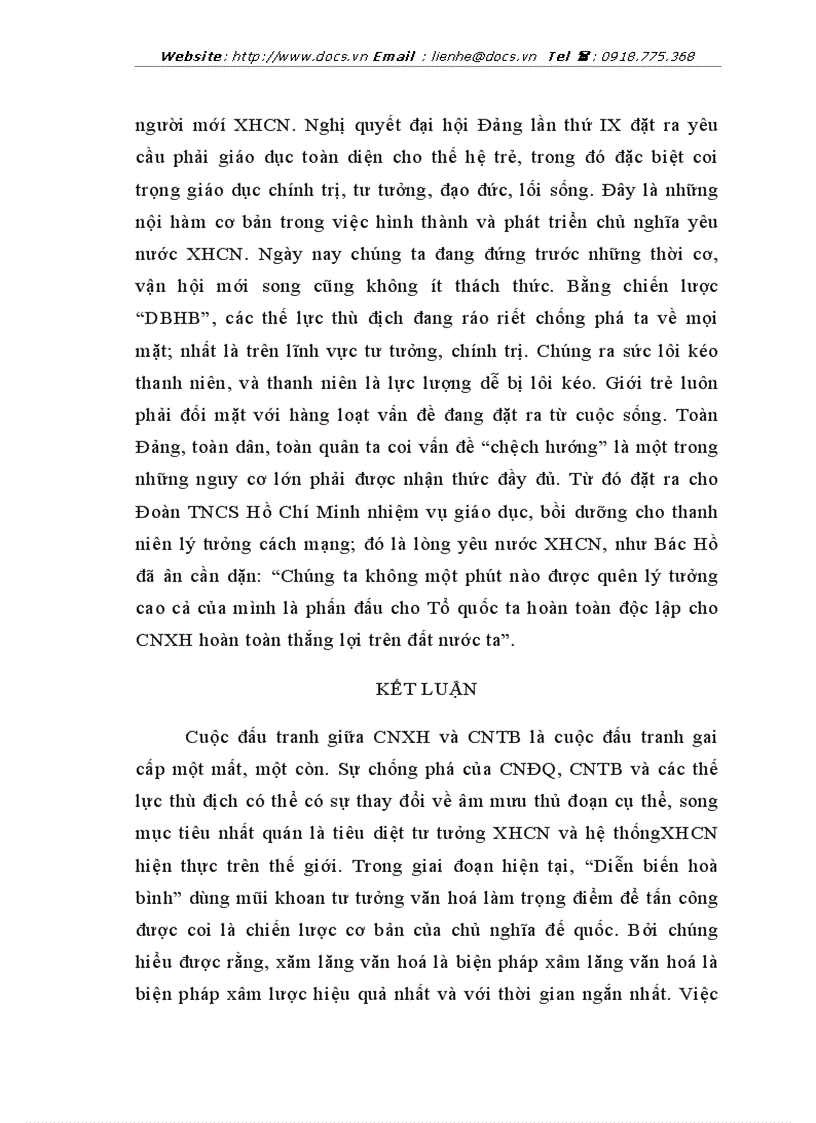 image for page Chống DBHB của chủ nghĩa đế quốc trên mặt trận văn hoá tư tưởng ở Việt Nam