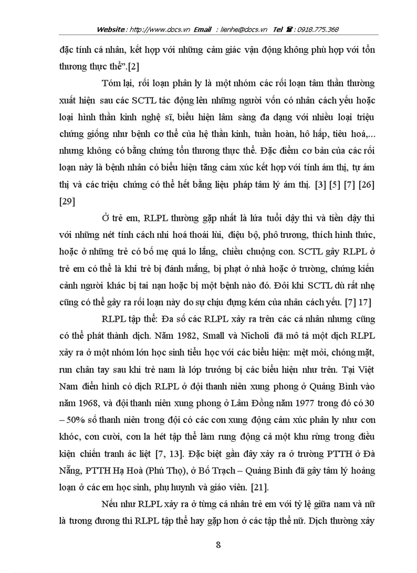 image for page Nghiên cứu một số yếu tố tâm lý xã hội có liên quan đến rối loạn phân ly ở trẻ em