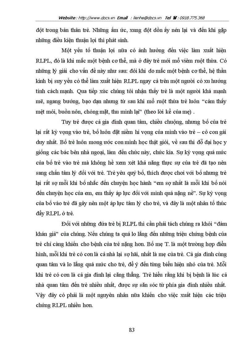 image for page Nghiên cứu một số yếu tố tâm lý xã hội có liên quan đến rối loạn phân ly ở trẻ em