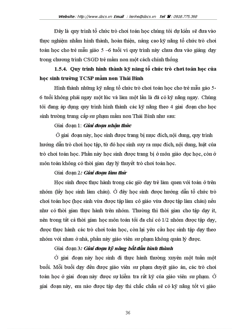 image for page Nghiên cứu kỹ năng tổ chức trò chơi toán học của học sinh Trường Trung cấp Sư phạm Mầm non Thái Bình