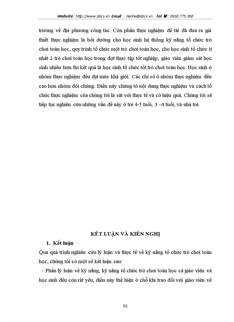 image for page Nghiên cứu kỹ năng tổ chức trò chơi toán học của học sinh Trường Trung cấp Sư phạm Mầm non Thái Bình