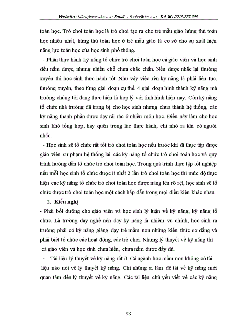 image for page Nghiên cứu kỹ năng tổ chức trò chơi toán học của học sinh Trường Trung cấp Sư phạm Mầm non Thái Bình