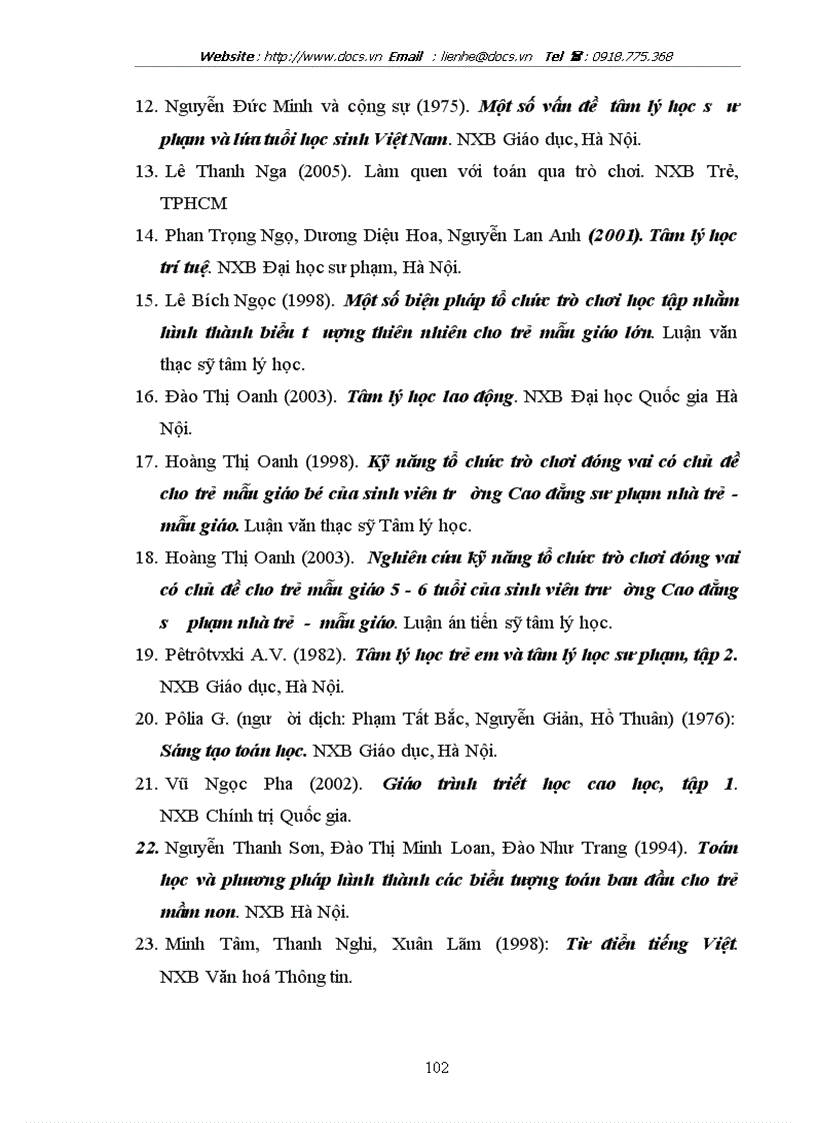 image for page Nghiên cứu kỹ năng tổ chức trò chơi toán học của học sinh Trường Trung cấp Sư phạm Mầm non Thái Bình