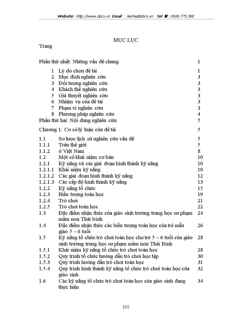 image for page Nghiên cứu kỹ năng tổ chức trò chơi toán học của học sinh Trường Trung cấp Sư phạm Mầm non Thái Bình