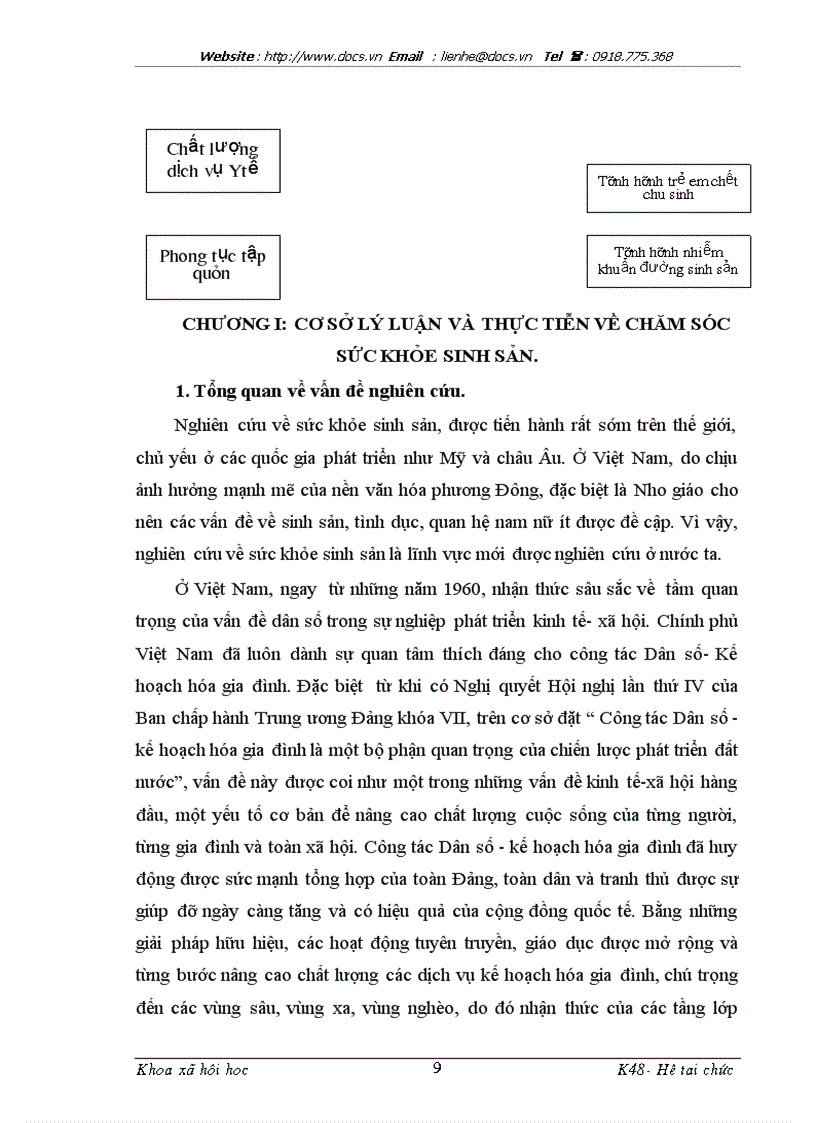 image for page Thực trạng chăm sóc sức khỏe sinh sản của phụ nữ huyện đảo Bạch Long Vỹ Hải Phòng