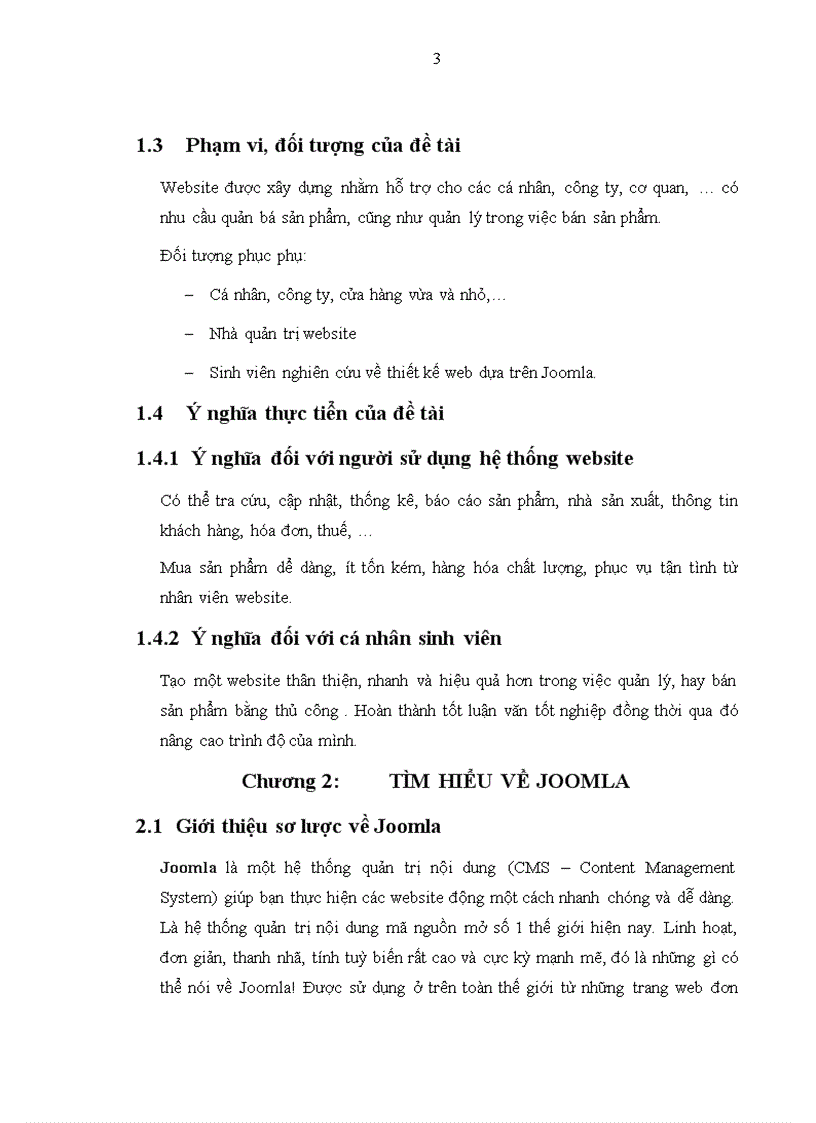 image for page Tìm hiểu joomla và ứng dụng xây dựng website thương mại điện tử