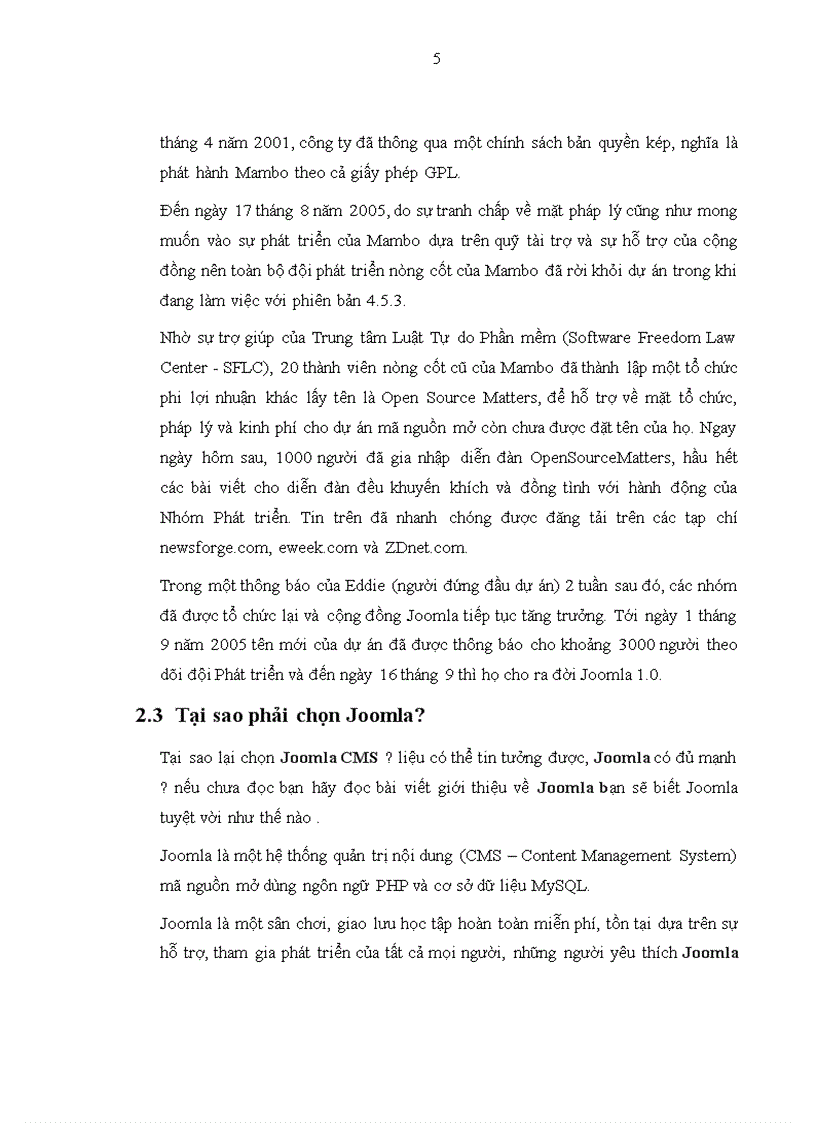 image for page Tìm hiểu joomla và ứng dụng xây dựng website thương mại điện tử