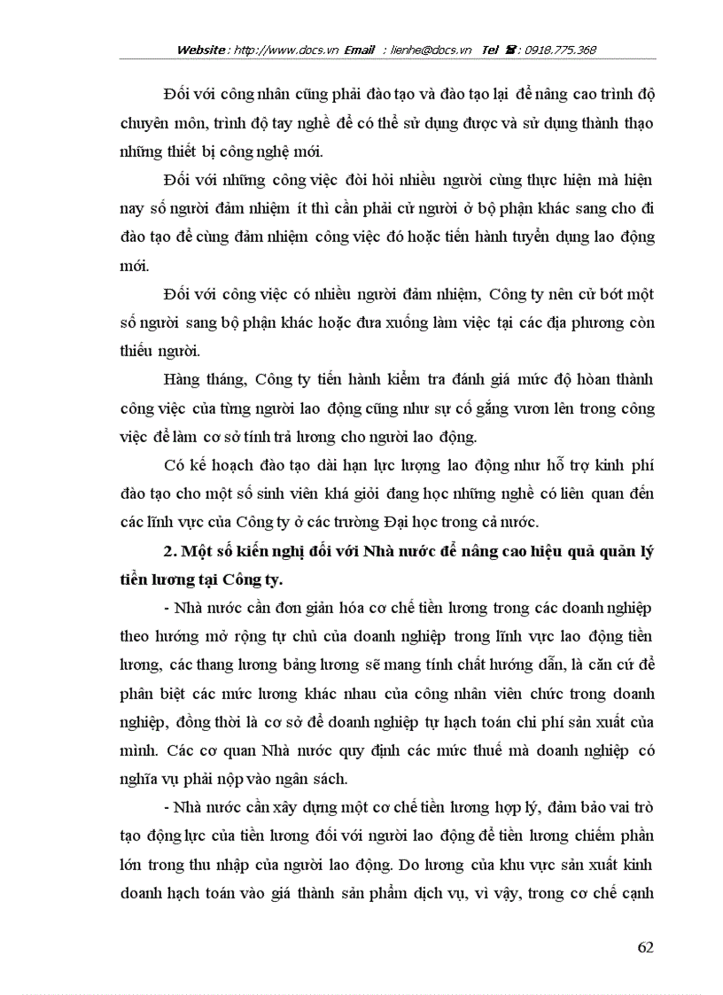 image for page Quản lý tiền lương và tiền công tại Công ty Khai thác công trình thuỷ lợi La Khê