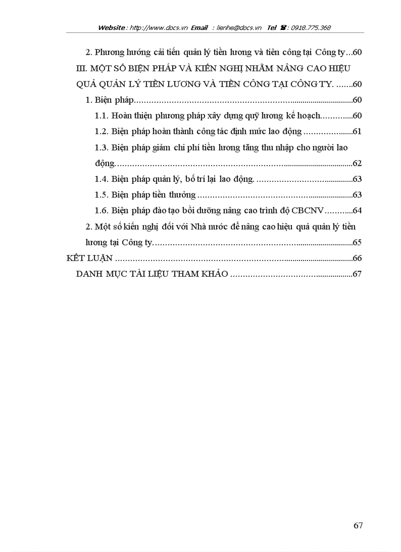 image for page Quản lý tiền lương và tiền công tại Công ty Khai thác công trình thuỷ lợi La Khê