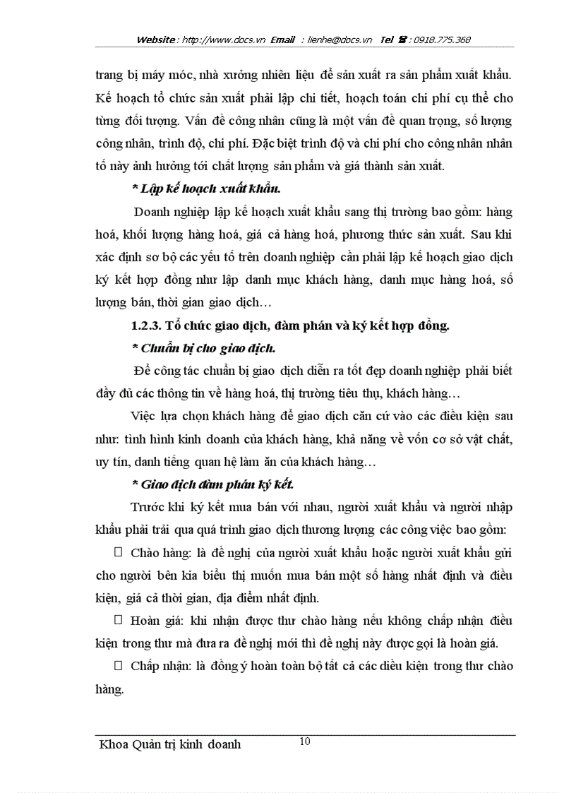 image for page Một số giải pháp nhằm thúc đẩy hoạt động xuất khẩu hàng may mặc tại Công ty cổ phần May Lê Trực