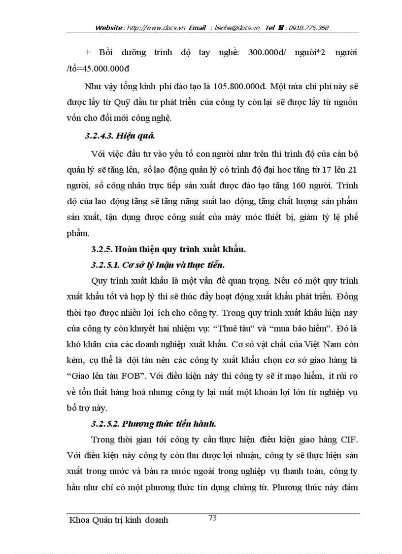 image for page Một số giải pháp nhằm thúc đẩy hoạt động xuất khẩu hàng may mặc tại Công ty cổ phần May Lê Trực