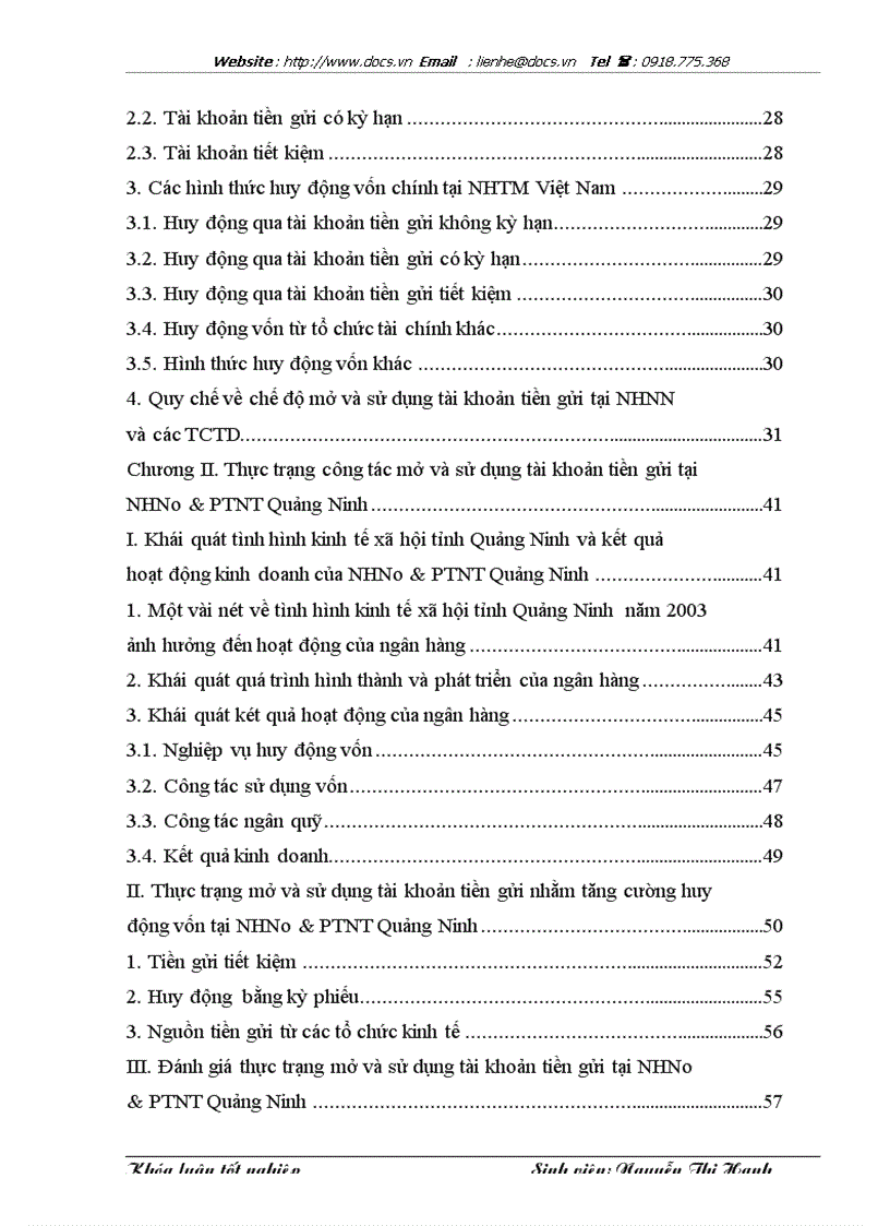 image for page Giải pháp cải tiến mở và sử dụng tài khoản tiền gửi nhằm tăng cường huy động vốn tại Ngân hàng Nông nghiệp và Phát triển Nông thôn Quảng Ninh