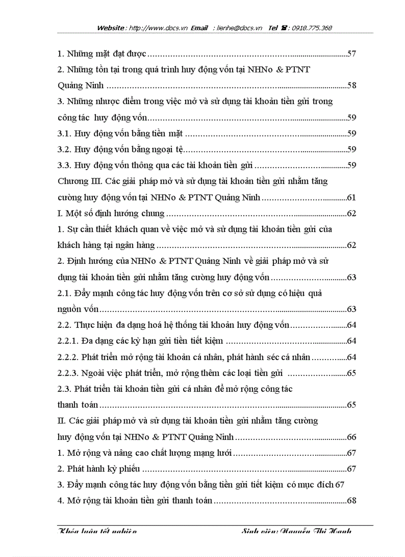 image for page Giải pháp cải tiến mở và sử dụng tài khoản tiền gửi nhằm tăng cường huy động vốn tại Ngân hàng Nông nghiệp và Phát triển Nông thôn Quảng Ninh