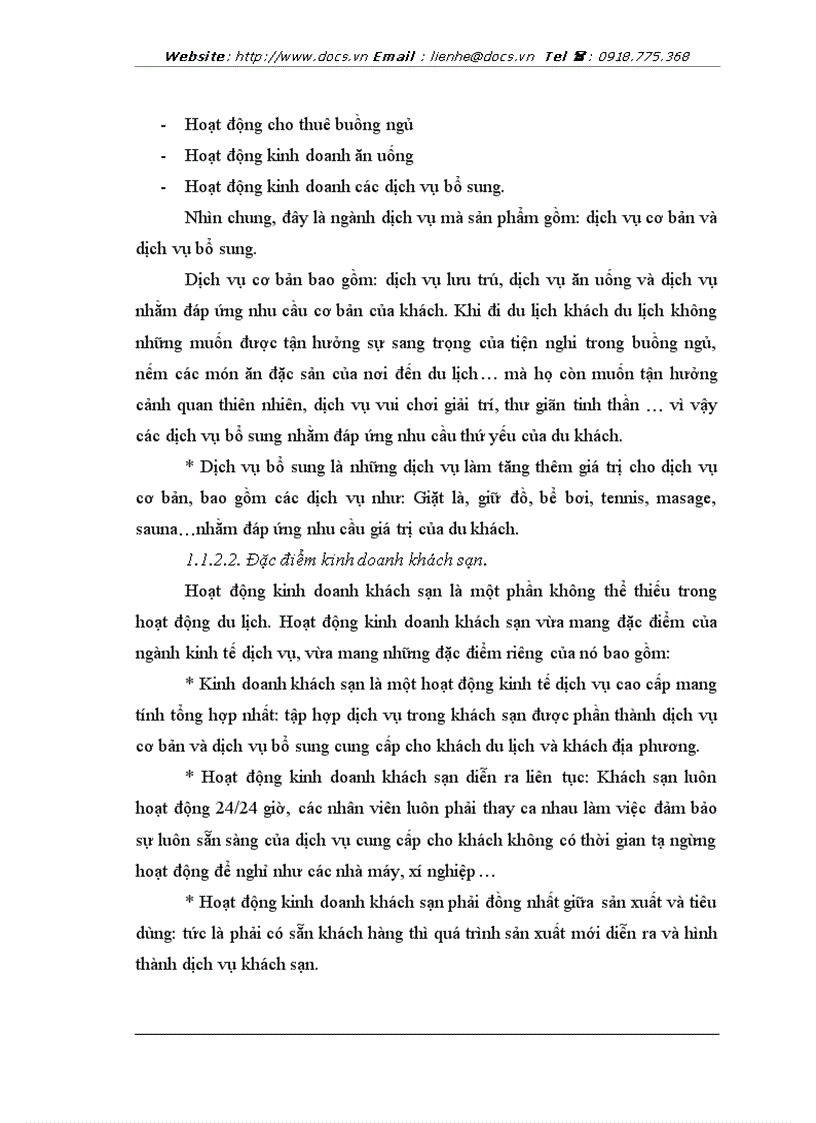 image for page Chất lượng phục vụ phương hướng và biện pháp nâng cao chất lượng phục vụ tại công ty khách sạn du lịch kim liên