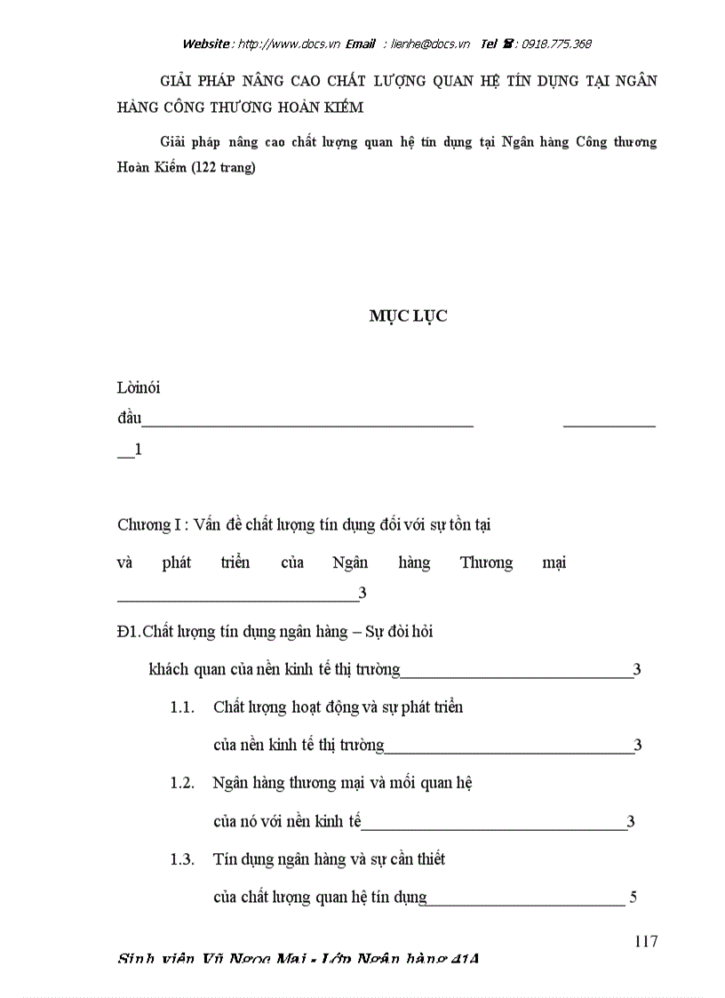 image for page Giải pháp nâng cao chất lượng quan hệ tín dụng tại Ngân hàng Công thương Hoàn Kiếm