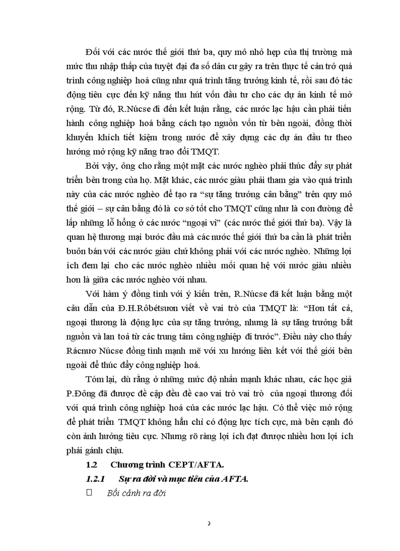 image for page Lý luận thương mại quốc tế và cept afta