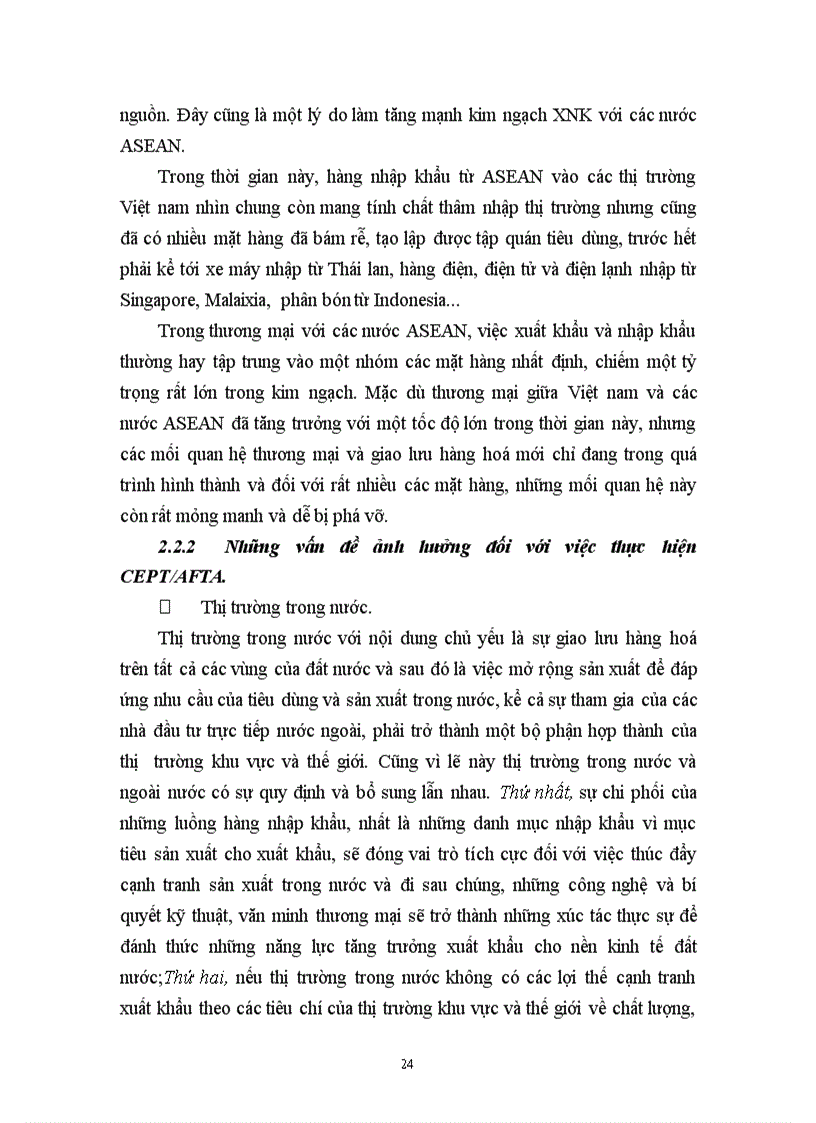 image for page Lý luận thương mại quốc tế và cept afta