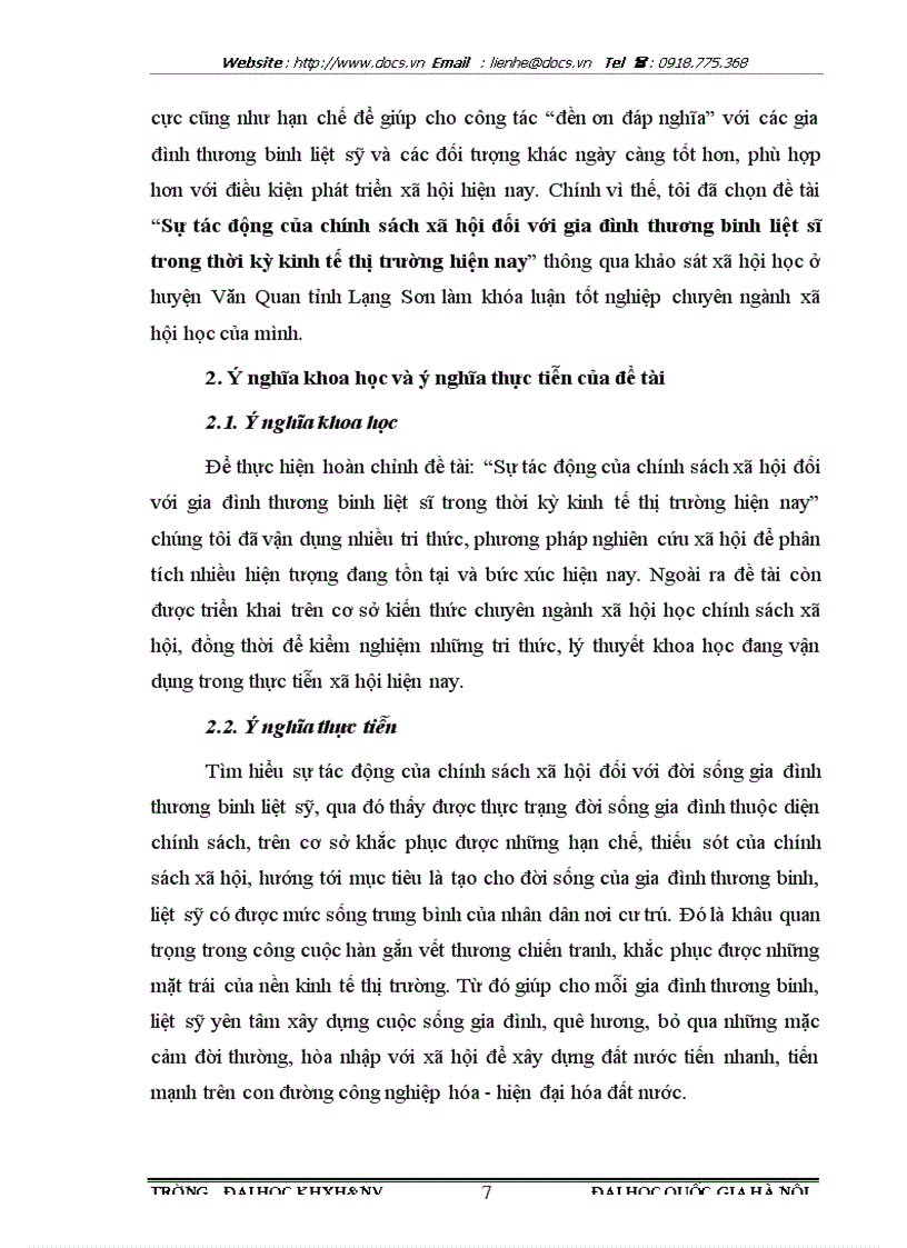 image for page Sự tác động của chính sách xã hội đối với gia đình thương binh liệt sĩ trong thời kỳ kinh tế thị trường hiện nay