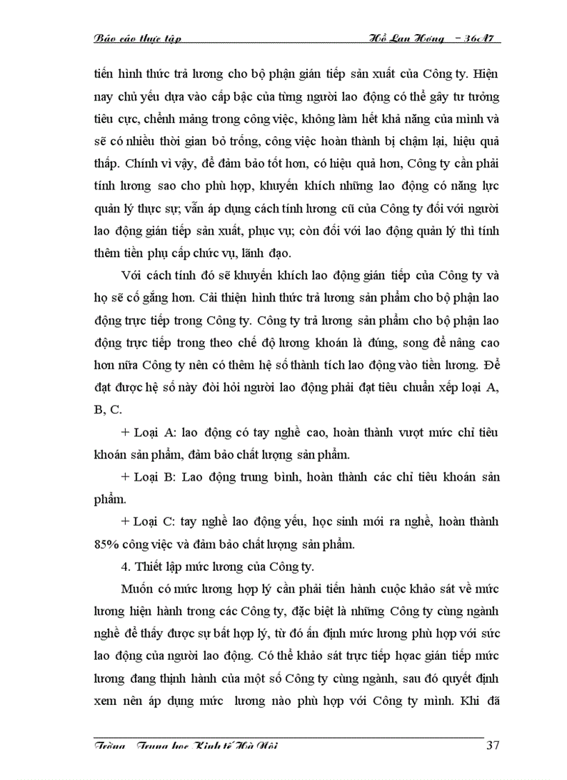 image for page Hạch toán tiền lương và các khoản trích theo lương ở công ty bia việt hà