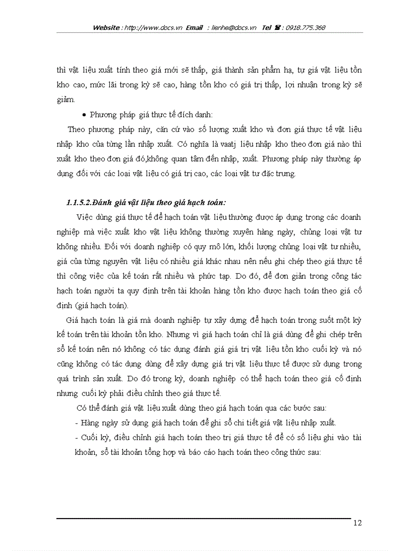 image for page Tổ chức công tác kế toán nguyên vật liệu tại xí nghiệp sản xuất thiết bị điện