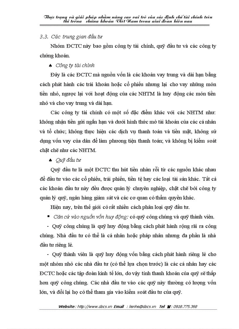 image for page Thực trạng và và giải pháp nhằm nâng cao vai trò của các định chế tài chính trên thị trường chứng khoán Việt Nam trong giai đoạn hiện nay