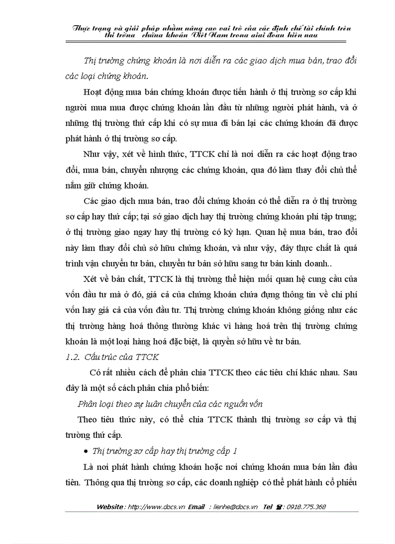 image for page Thực trạng và và giải pháp nhằm nâng cao vai trò của các định chế tài chính trên thị trường chứng khoán Việt Nam trong giai đoạn hiện nay