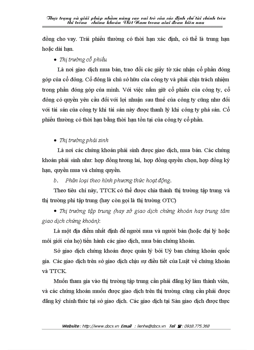 image for page Thực trạng và và giải pháp nhằm nâng cao vai trò của các định chế tài chính trên thị trường chứng khoán Việt Nam trong giai đoạn hiện nay