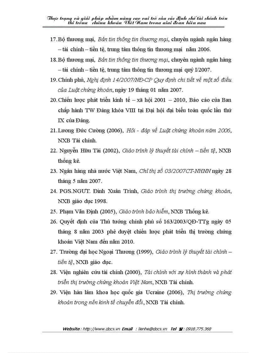 image for page Thực trạng và và giải pháp nhằm nâng cao vai trò của các định chế tài chính trên thị trường chứng khoán Việt Nam trong giai đoạn hiện nay