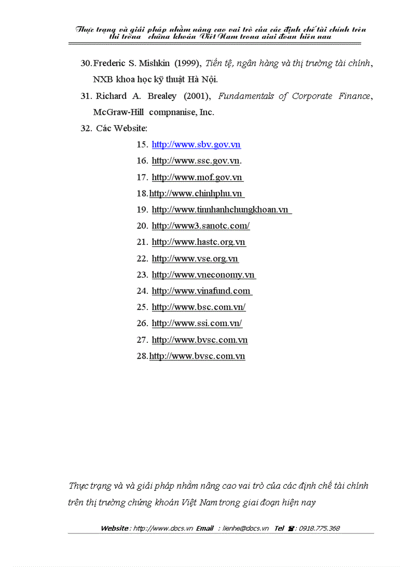 image for page Thực trạng và và giải pháp nhằm nâng cao vai trò của các định chế tài chính trên thị trường chứng khoán Việt Nam trong giai đoạn hiện nay