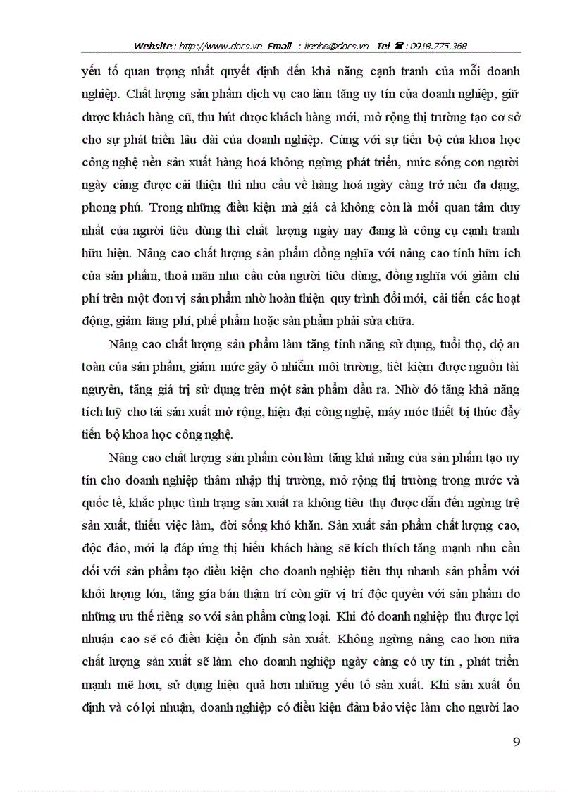 image for page Chất lượng sản phẩm và quản trị chất lượng sản phẩm tại Công ty Cao Su Sao Vàng