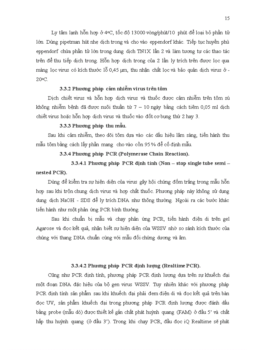 image for page Thử nghiệm một số hợp chất chiết xuất từ thảo dược trong phòng trị bệnh đốm trắng do virus gây hội chứng đốm trắng wssv trên tôm sú