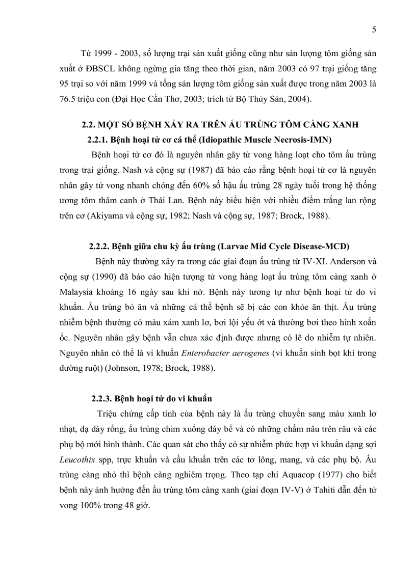 image for page ỨNG DỤNG KỸ THUẬT RT PCR XÁC ĐỊNH Macrobrachium rosenbergii NODAVIRUS MrNV VÀ EXTRA SMALL VIRUS XSV TRÊN TÔM CÀNG XANH Macrobrachium rosenbergii