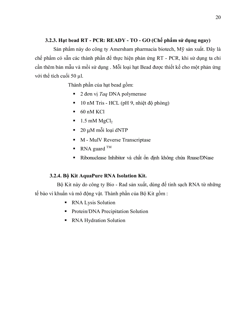 image for page ỨNG DỤNG KỸ THUẬT RT PCR XÁC ĐỊNH Macrobrachium rosenbergii NODAVIRUS MrNV VÀ EXTRA SMALL VIRUS XSV TRÊN TÔM CÀNG XANH Macrobrachium rosenbergii