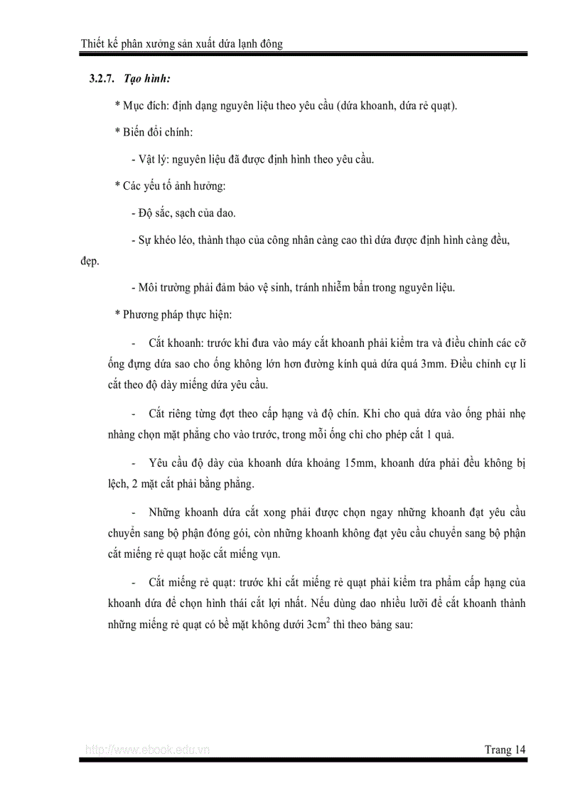 image for page Thiét kế phân xưởng sản xuất dứa lạnh đông năng suất 6 tấn nguyên liệu ngày